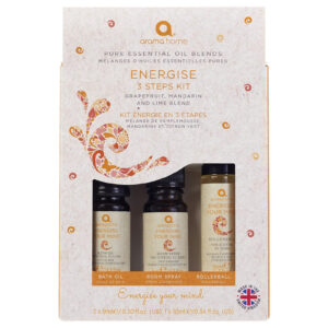 Aroma Home Energise 3 Steps Kit - Grapefruit, Mandarin & Lime Blend